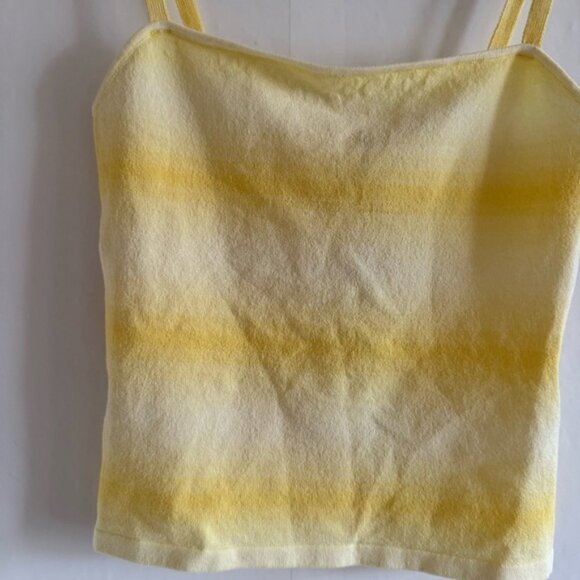 I AM DELILAH Mia Tank Top Lemon Stripe Size S - Picture 4 of 8